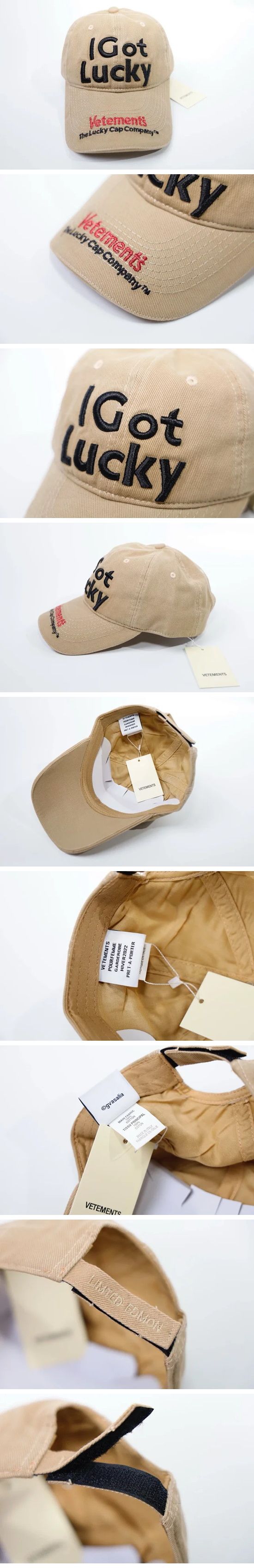 Vetements I Got Lucky Cap ヴェトモン I Got Lucky キャップ