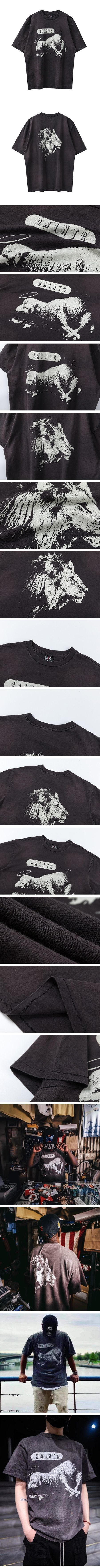 SAINT Mxxxxxx Sheep Lion Tee セントマイケル シィープ ライオン Tシャツ