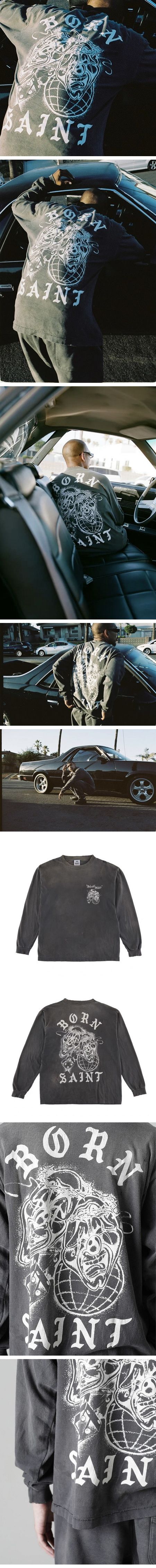 Saint Mxxxxxx x Born X Raised Clown L/S Tee セントマイケル x ボーン x ライズド ロンT
