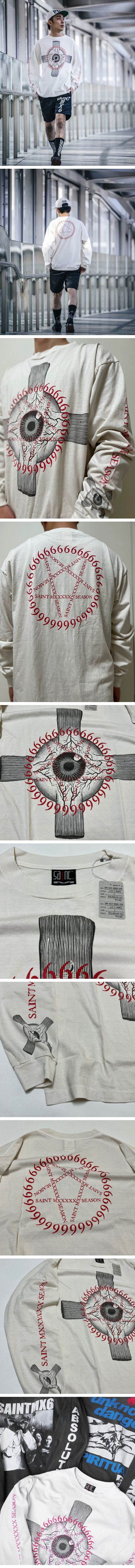 SAINT Mxxxxxx Eye Ball L/S Tee セントマイケル アイボール ロンT