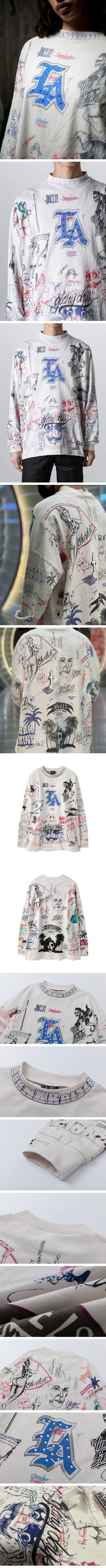 Saint Mxxxxxx x Born X Raised L/S Tee セントマイケル x ボーンレイズド ロンT