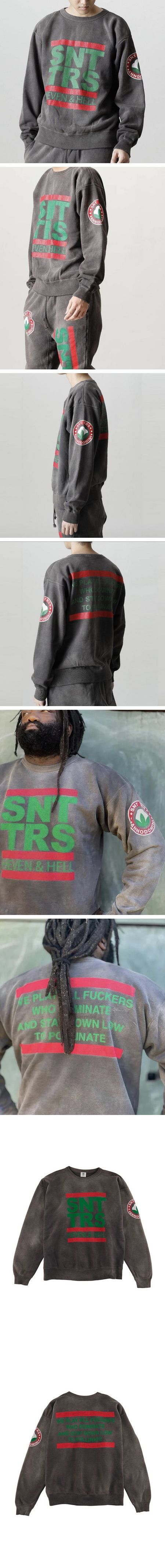 Saint Mxxxxxx x Denim Tears Sweat Shirt セントマイケル x デニムティアーズ クルーネック スウェット