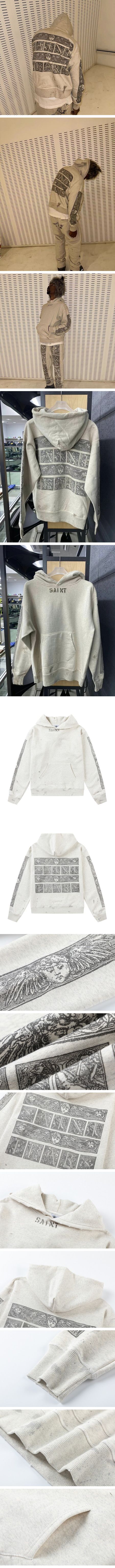 Saint Mxxxxxx x Denim Tears Mural Hoodie セントマイケル x デニムティアーズ ミューラル パーカー