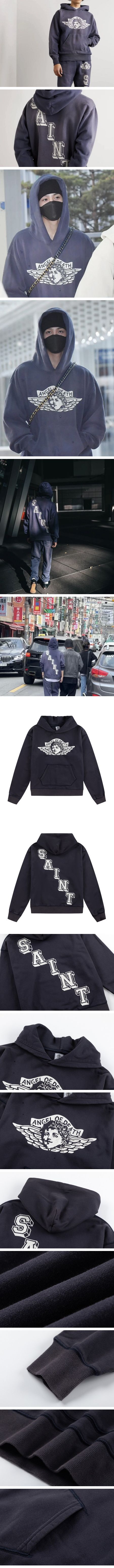 Saint Mxxxxxx Angel Hoodie セントマイケル エンジェル パーカー
