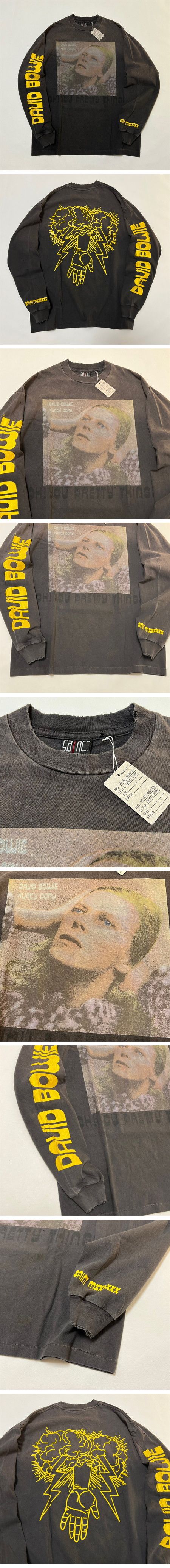 Saint Mxxxxxx x David Bowie L/S Tee セントマイケル デヴィッド・ボウイ ロンT