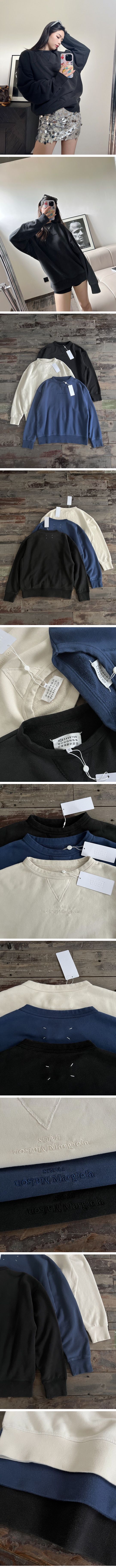 Maison Margiela Embroidery Logo Sweat Shirt メゾン マルジェラ エンブロイダリー ロゴ スウェットシャツ