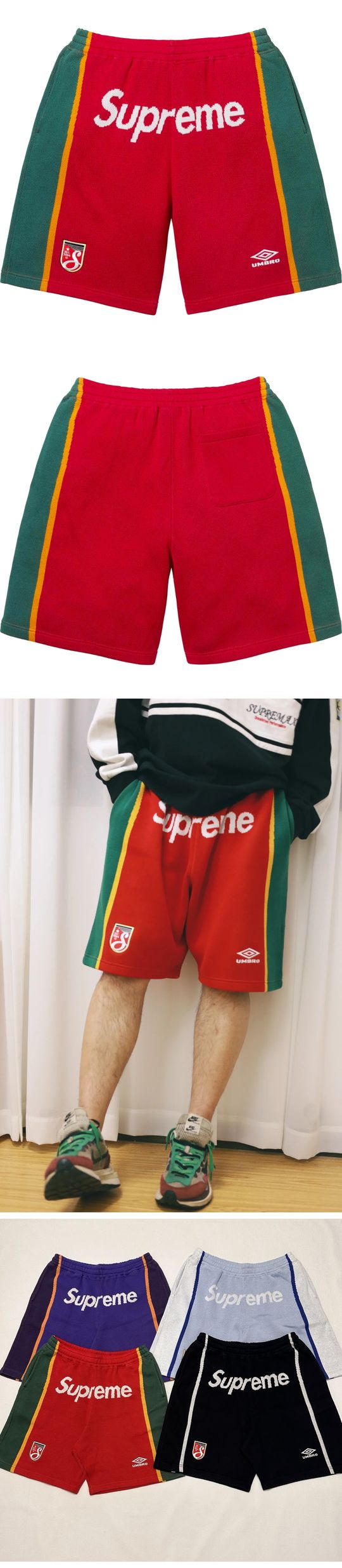 Supreme x Umbro Knit Short シュプリーム x アンブロ ニット ショーツ レッド