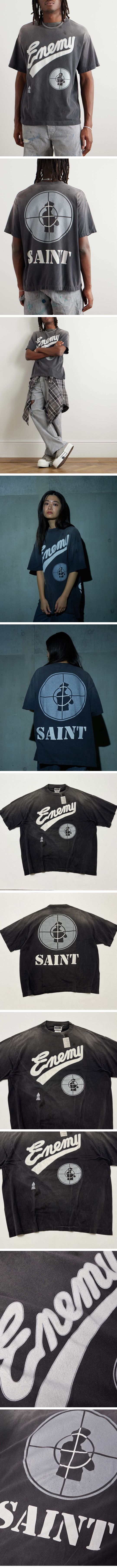 Saint Mxxxxxx Public Enemy Tee セントマイケル パブリックエネミー Tシャツ