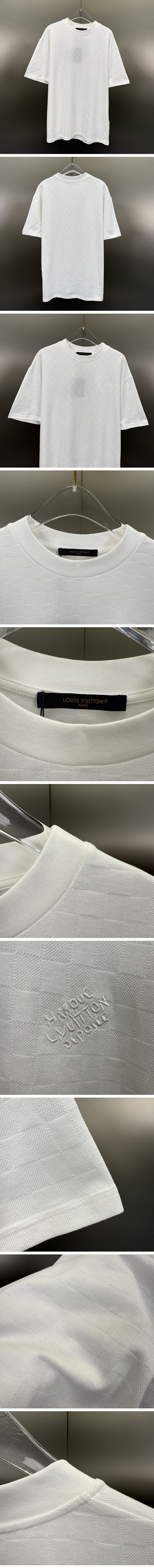 極N級 Louis Vuitton Damier Tee ルイヴィトン ダミエ Tシャツ ホワイト