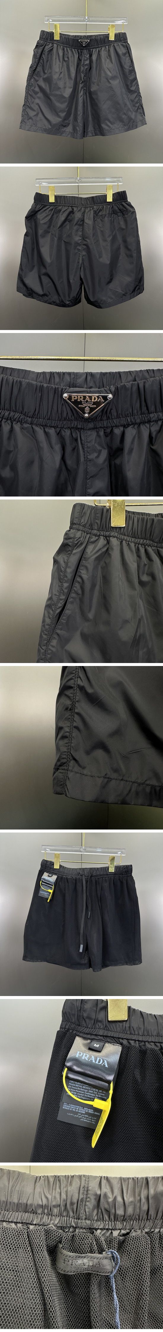 極N級 Prada Triangle Re-Nylon Shorts プラダ トライアングル リラックス ナイロン ショートパンツ