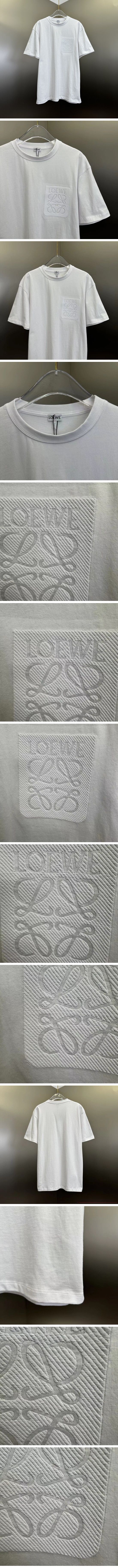 極N級 Loewe Relaxed Fit Tee White ロエベ リラックスフィット Tシャツ ホワイト