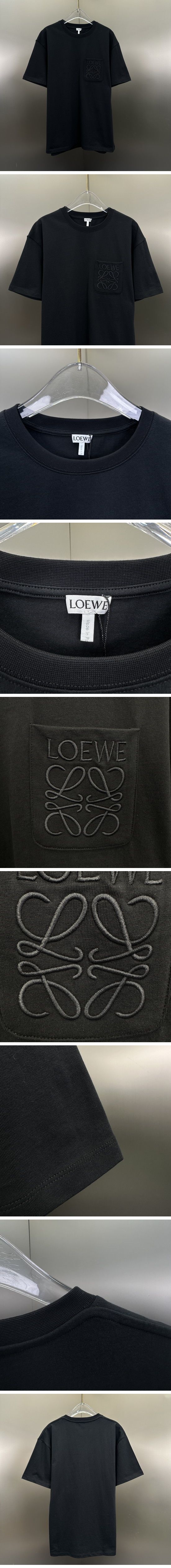 極N級 Loewe Relaxed Fit Tee Black ロエベ リラックスフィット Tシャツ ブラック