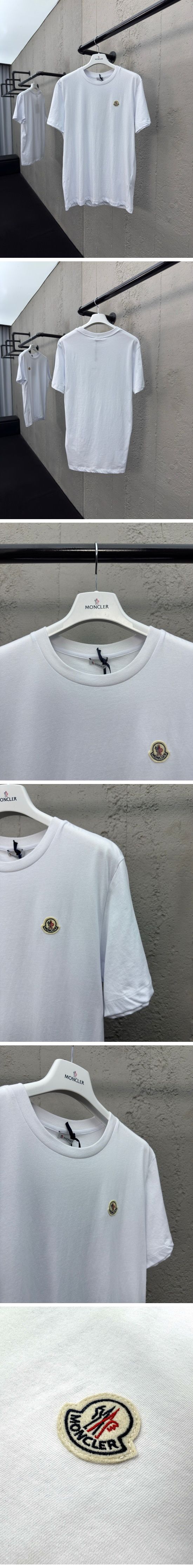極N級 Moncler Classic Logo Tee White モンクレール クラシック Tシャツ ホワイト