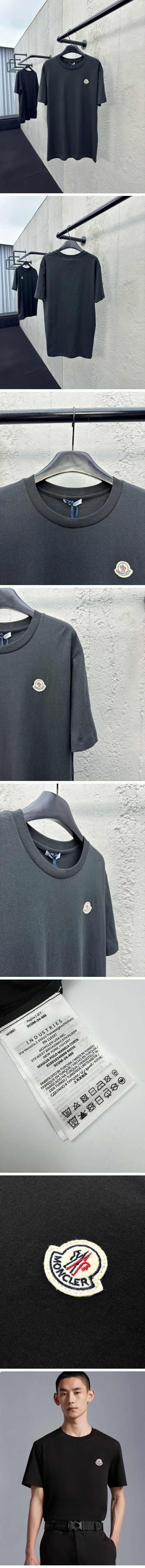 極N級 Moncler Classic Logo Tee Black モンクレール クラシック Tシャツ ブラック