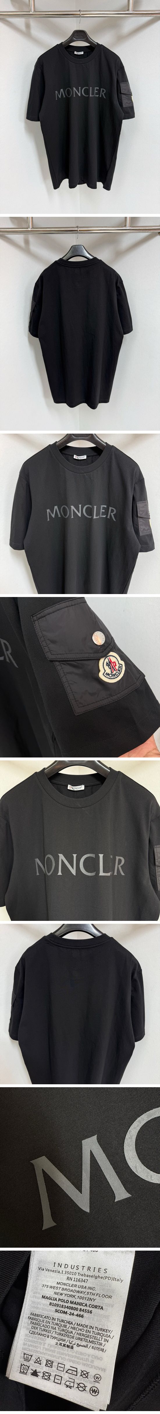 極N級 Moncler Sleeve Pocket Tee モンクレール スリーブポケット Tシャツ