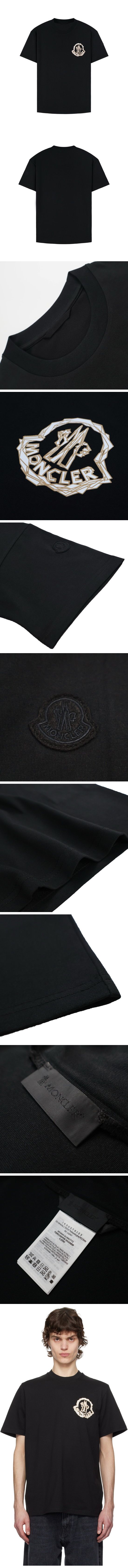 極N級 Moncler Graphic Logo Tee Black モンクレール グラフィック ロゴ Tシャツ ブラック