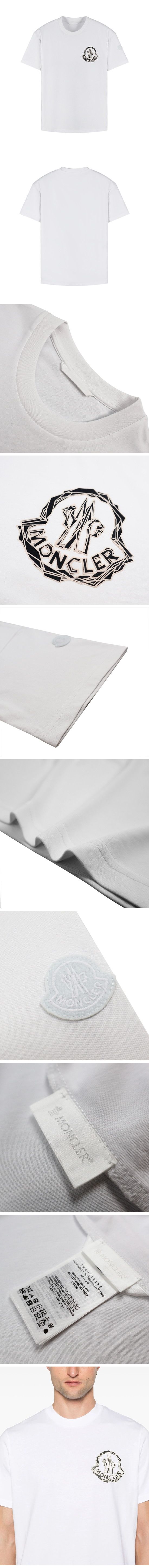 極N級 Moncler Graphic Logo Tee White モンクレール グラフィック ロゴ Tシャツ ホワイト