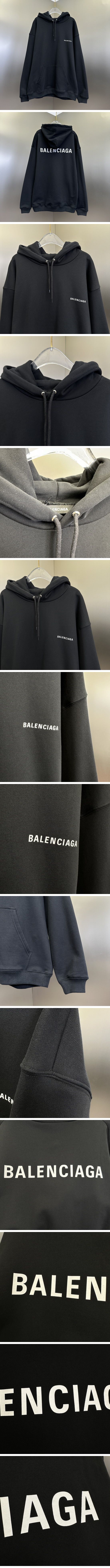 極N級 Balenciaga Logo Hoodie バレンシアガ ロゴ パーカー