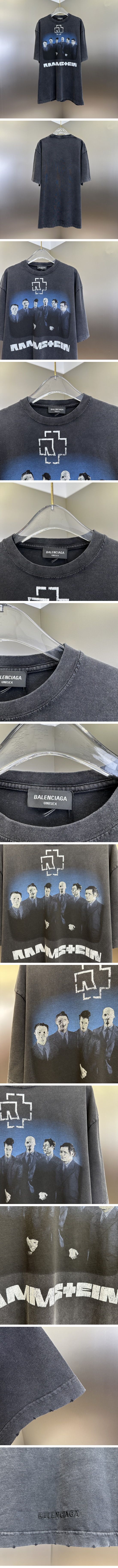 極N級 Balenciaga x Rammstein Tee バレンシアガ x ラムシュタイン Tシャツ