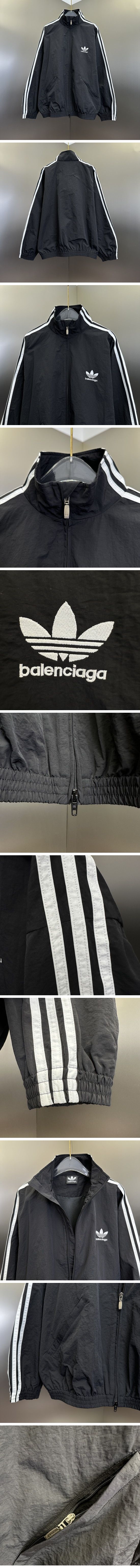 極N級 Balenciaga x Adidas Originals Over Size Truck Jacket バレンシアガ x アディダス オリジナルス オーバーサイズ トラックジャケット