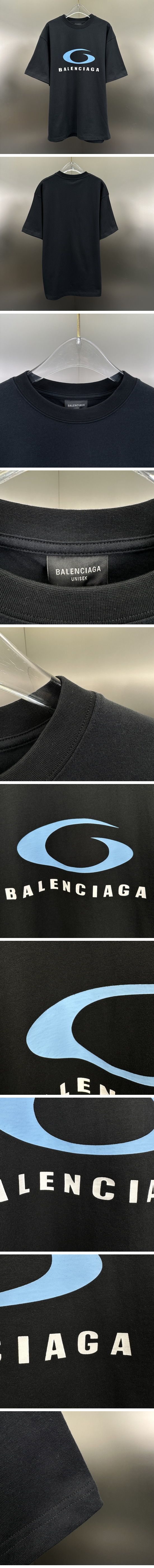 極N級 Balenciaga Loop Sports Tee Black バレンシアガ ループ スポーツ Tシャツ ブラック