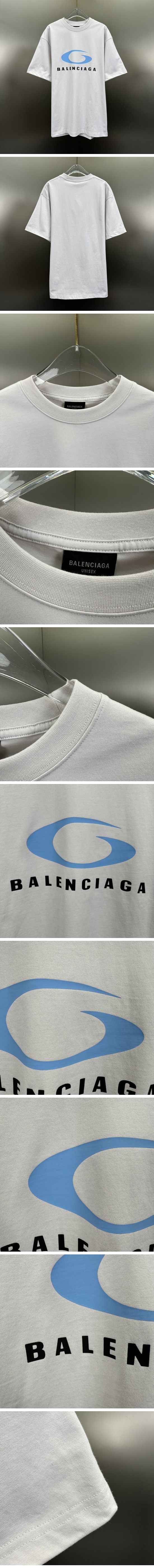 極N級 Balenciaga Loop Sports Tee White バレンシアガ ループ スポーツ Tシャツ ホワイト