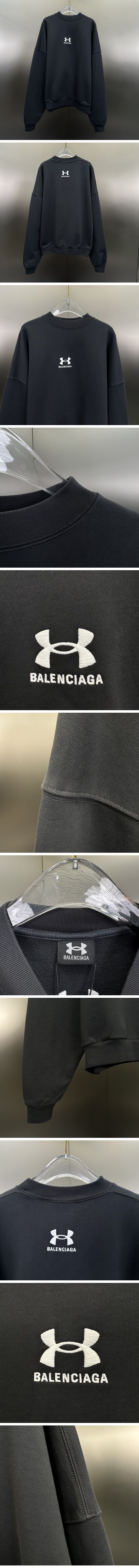 極N級 Balenciaga x Under Armour Crewneck Sweat Shirt バレンシアガ × アンダーアーマー クルーネック スウェット