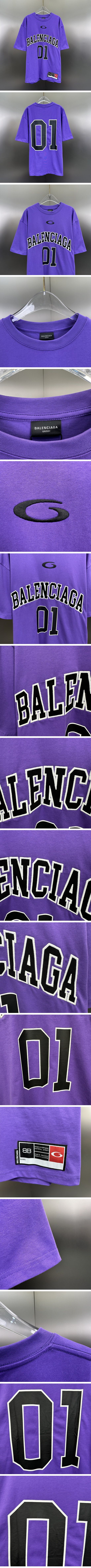 極N級 Balenciaga Basketball Game Tee Purple バレンシアガ バスケットボール Tシャツ パープル