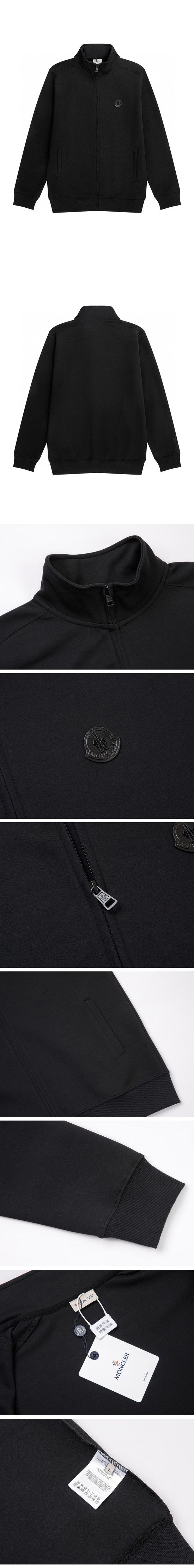 極N級 Moncler Zip-Up Black Jacket モンクレール ジップアップ ブラックジャケット