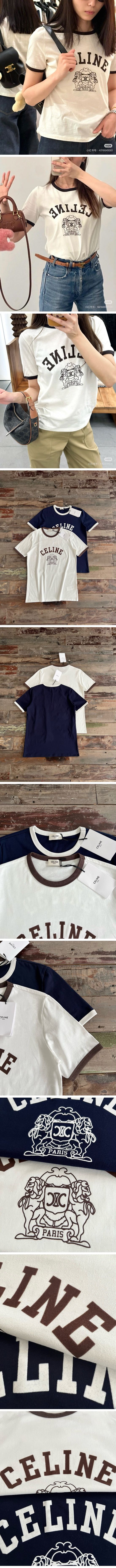 極N級 Celine Print Logo Ladies Tee セリーヌ プリント ロゴ レディース Tシャツ