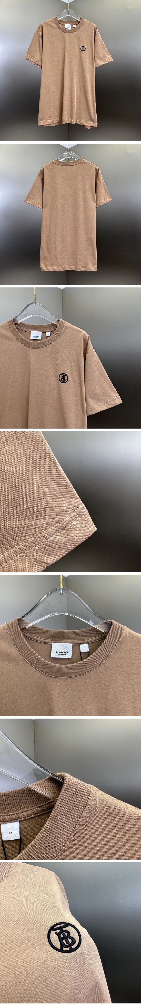 極N級 Burberry TB Circle Logo Tee バーバリー TB サークル ロゴ Tシャツ ブラウン