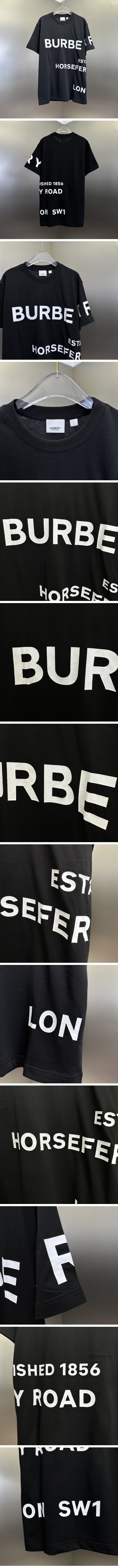 極N級 Burberry Horseferry T-shirt バーバリー ホースフェリー Tシャツ ブラック