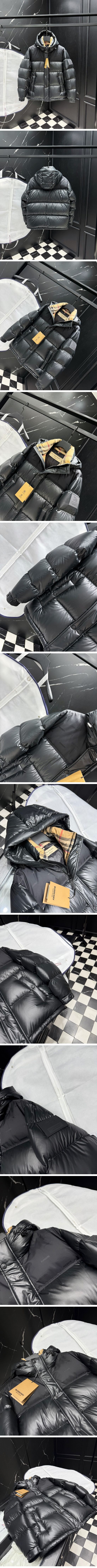 極N級 Burberr Equestrian Knight Down Jacket バーバリー エクストリアン ナイト ダウンジャケット