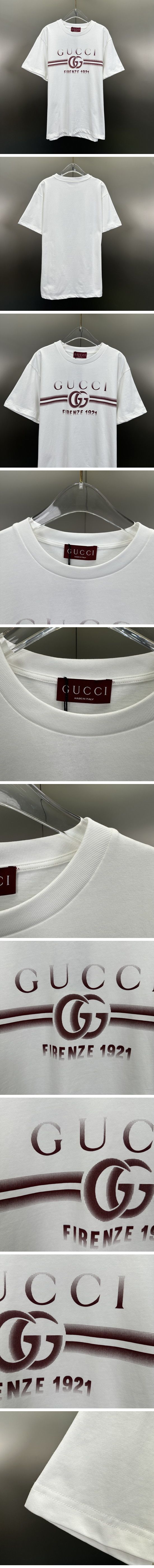 極N級 Gucci Print GG Logo Tee グッチ プリント GG ロゴ レッド