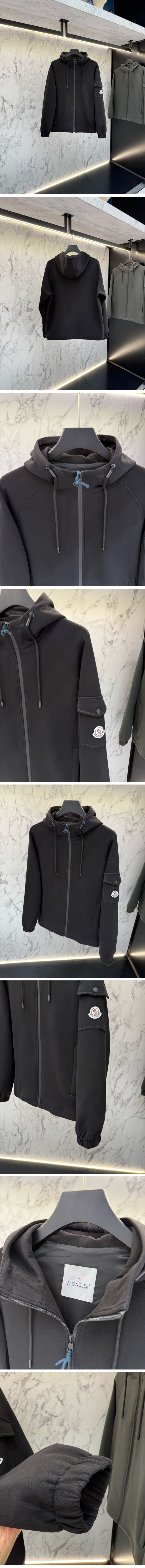 極N級 Moncler Zip-Up Jacket モンクレール ジップアップ ジャケット ブラック