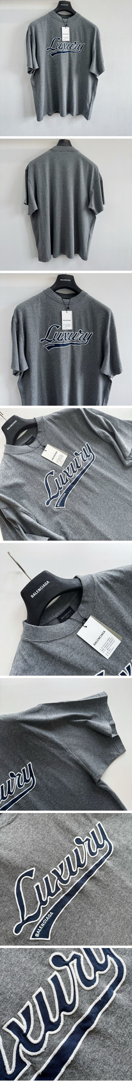 極N級 Balenciaga Luxury Logo Tee バレンシアガ ラグジュアリー ロゴ Tシャツ