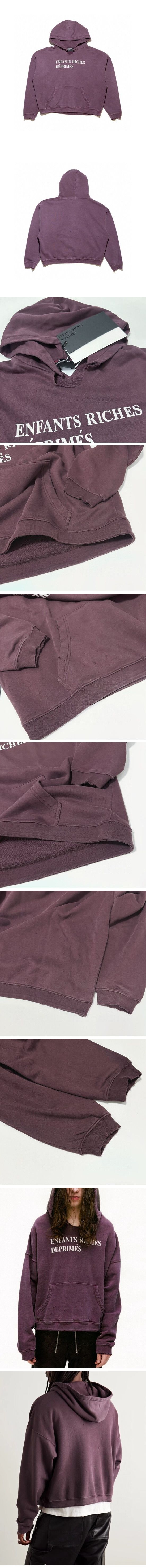 Enfants Riches Deprimes Classic Logo Parker アンファン リッシュ デプリメ クラシック ロゴ パーカー パープル