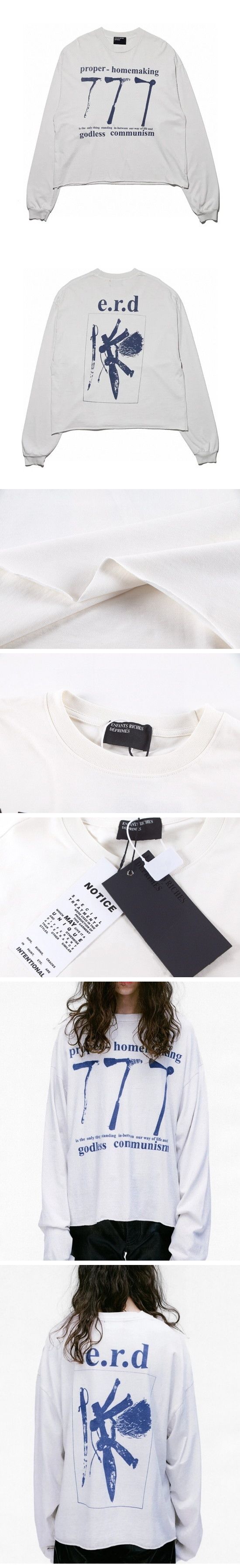 Enfants Riches Deprimes 777 L/S Tee アンファン リッシュ デプリメ 777 L/S Tシャツ
