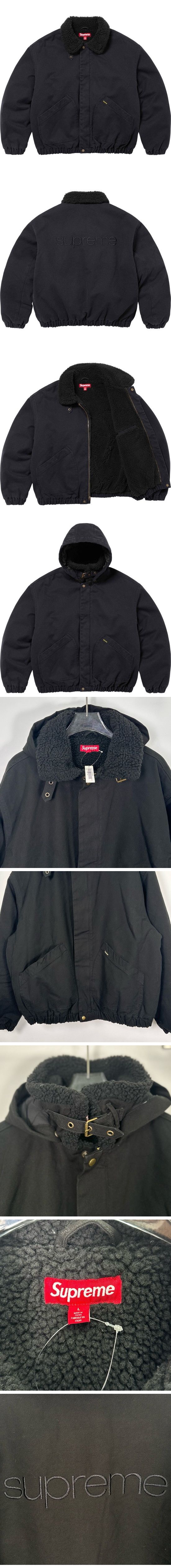 Supreme Faux Shearling Lined Bomber Jacket シュプリーム フォー シアリング ラインド ボンバー ジャケット ブラック