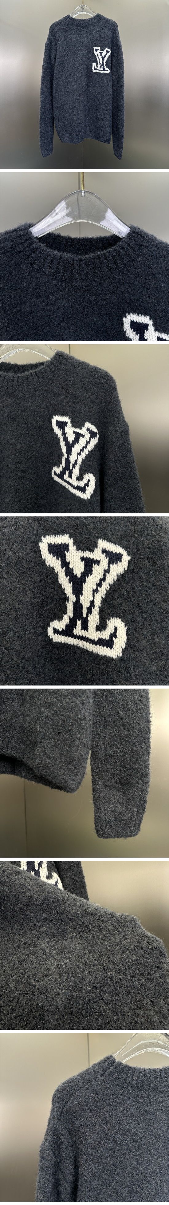 極N級 Louis Vuitton LV Logo Sweater ルイヴィトン LV ロゴ セーター