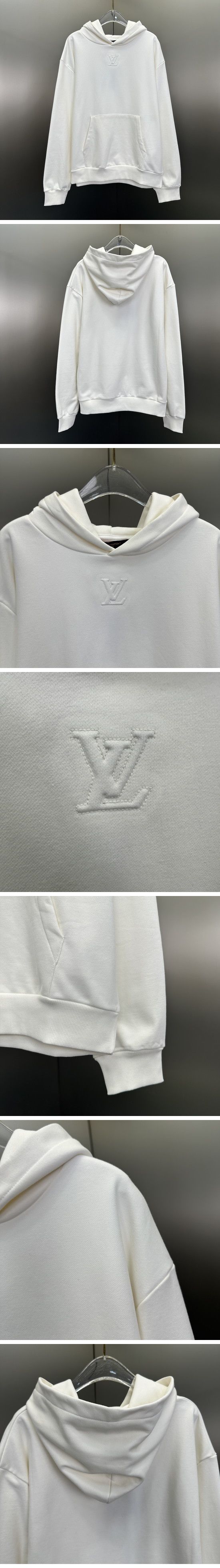 極N級 Louis Vuitton LV Logo Sweat Parker ルイヴィトン LV ロゴ スウェット パーカー