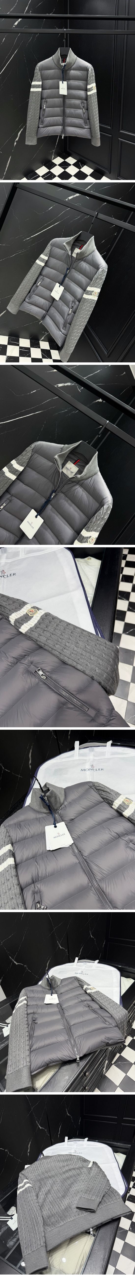 極N級 Moncler Padded Wool Zip-Up Jacket モンクレール パデット ウール ジップアップ ジャケット