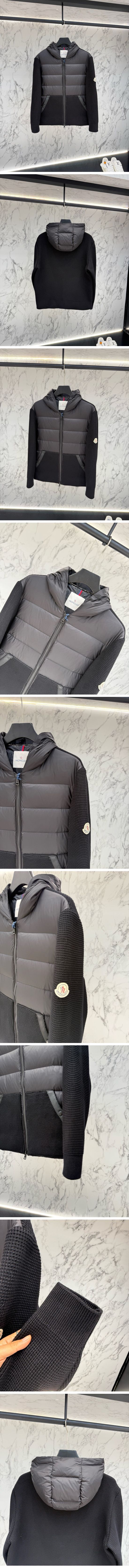 極N級 Moncler Cardigan Tricot Black モンクレール カーディガン トリコット ブラック
