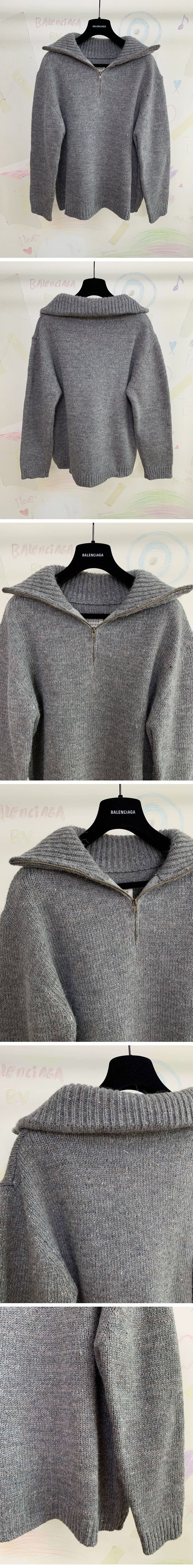 Maison Margiela Half Zip Knit Sweater メゾンマルジェラ ハーフ ジップ ニット セーター