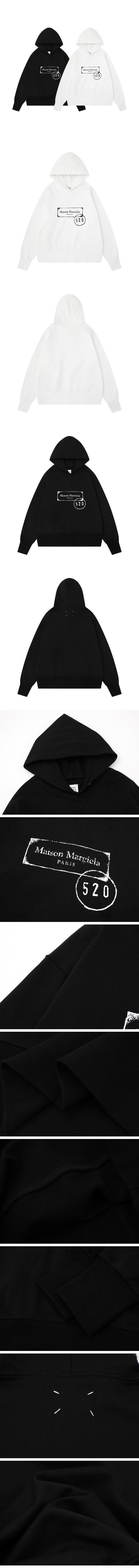 Maison Margiela 520 Stamp Sweat Parker メゾンマルジェラ 520 スタンプ スウェットパーカー
