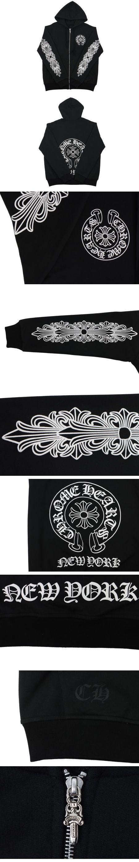 Chome Hearts Zip Up Hoodie クロムハーツ ジップ アップ パーカー