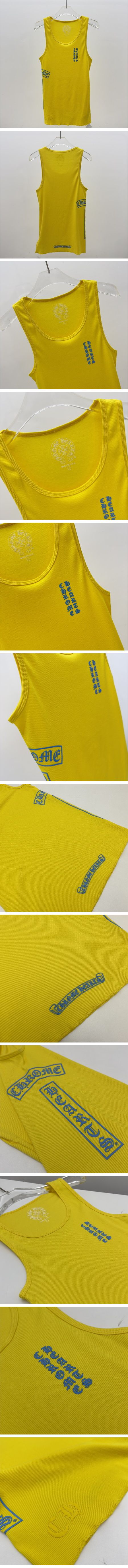 Chome Hearts Yellow Tank Top クロムハーツ イエロータンクトップ
