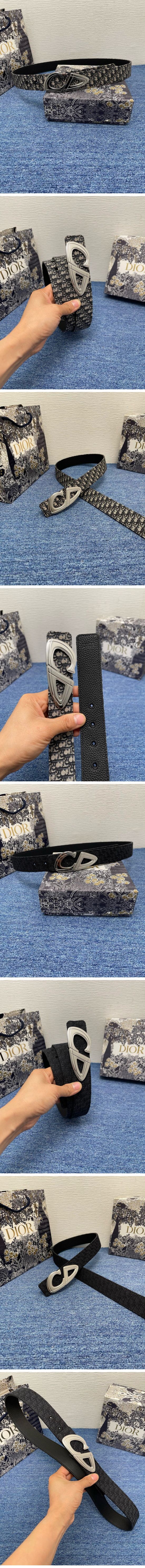 Dior CD30 Buckle Oblique Belt ディオール CD30 バックル オブリーク ベルト