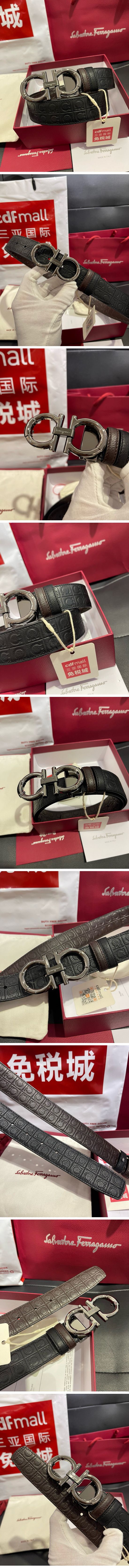 Ferragamo Leather Belt フェラガモ レザー ベルト リバーシブル