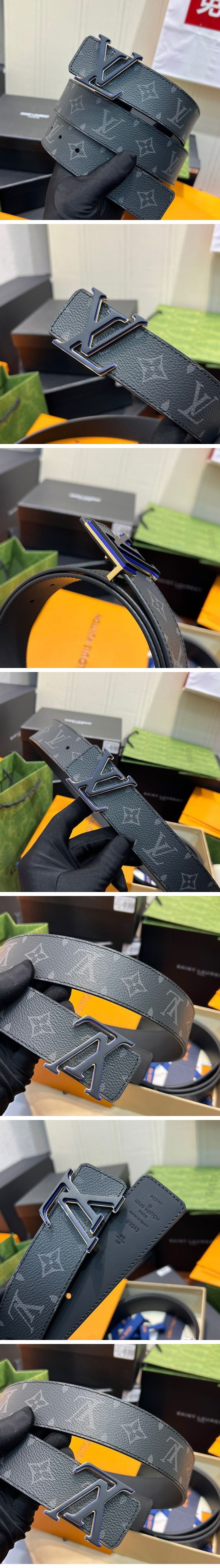 Louis Vuitton Monogram LV Buckle Belt ルイヴィトン モノグラム LV バックル ベルト ブラック